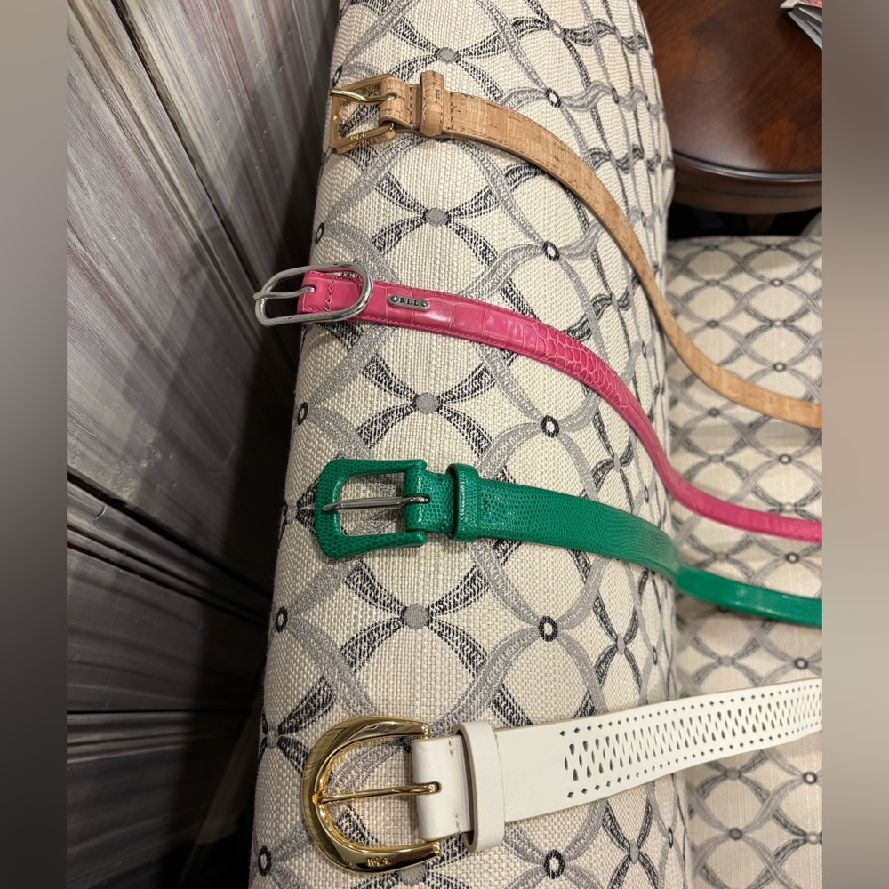 4 Lauren Ralph Lauren Belts - 2 with Tags - Picture 2 of 12
